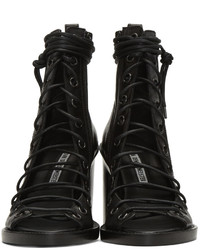 Ann Demeulemeester Black Lace Up Sandals