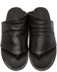Marsèll Black Leather Arsella Sandals