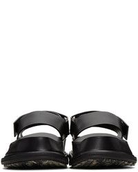 Marni Black Leather Straps Sandals