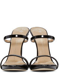 Giuseppe Zanotti Black Patent Leather Sandals