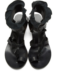 Isabel Marant Black Tamly Sandals
