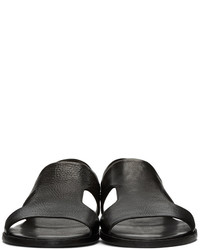 Marsèll Black Tost Sandals