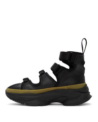 Wooyoungmi Black Utility Sandal Sneakers