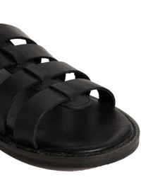 Asos Brand Sandals In Leather