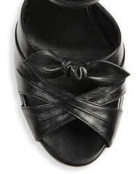 Saint Laurent Candy Leather Platform Sandals