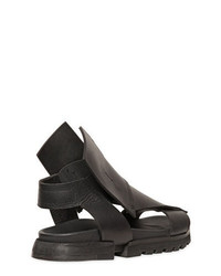 Cinzia Araia Multi Angle Smooth Leather Sandals