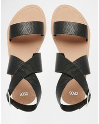 Asos Collection Frame Leather Sandals