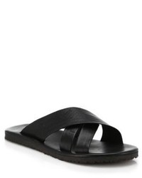 Saks Fifth Avenue Collection Leather Criss Cross Sandals