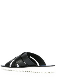 Dolce & Gabbana Cross Strap Sandals