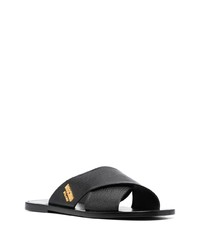 Moschino Crossover Strap Detail Sandals