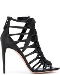 Casadei Cut Out Cage Evening Sandals