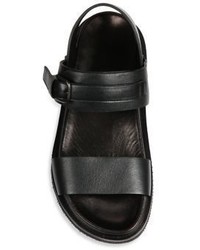 Maison Margiela Double Strap Leather Sandals