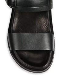 Maison Margiela Double Strap Leather Sandals