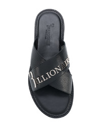 Billionaire Engraved Logo Sandals