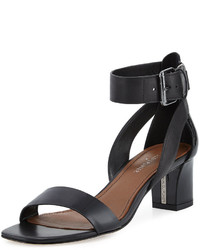 Donald J Pliner Farah Patentleather City Sandal Black