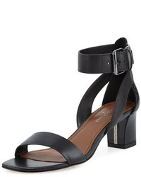 Donald J Pliner Farah Patentleather City Sandal Black