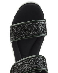 Marni Glitter Leather Sandals