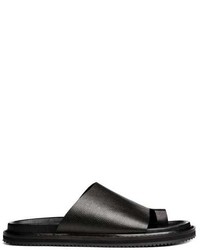 H&M Grained Leather Sandals