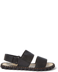 Valentino Grained Leather Sandals