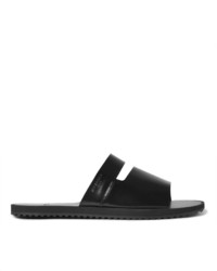 Givenchy Leather And Rubber Slides