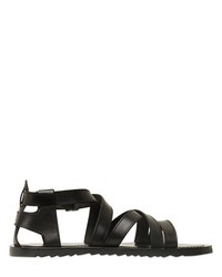 Leather Cage Sandals