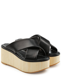 Robert Clergerie Leather Platform Sandals