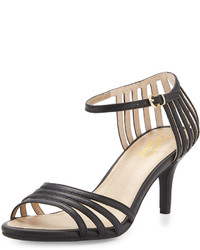 Seychelles Lineage Strappy Leather Sandal Black