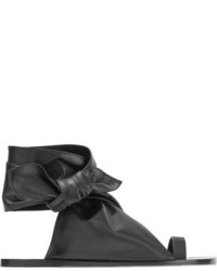 Isabel Marant Maheo Leather Sandals Black