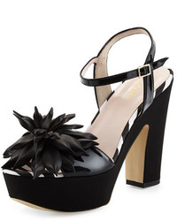Kate Spade New York Alerina Too Patent Platform Sandal Black