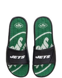 FOCO New York Jets Wordmark Gel Slide Sandals