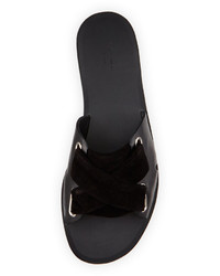 Rag & Bone Nora Leather Corset Sandal Black