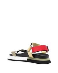Moschino Open Toe Platform Sandals