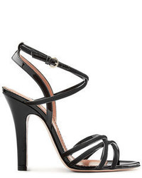 RED Valentino Patent Leather Sandals With Suede