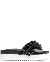 H&M Platform Sandals With Ruffles