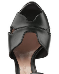 Alexander McQueen Platform Sandals With Skull Stud Embellisht