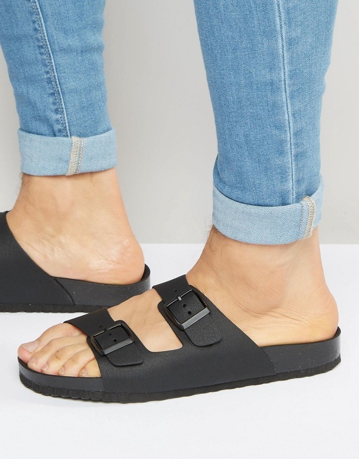 double strap sandals for men