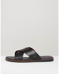 Ted Baker Punxel Leather Cross Over Sandals