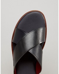 Ted Baker Punxel Leather Cross Over Sandals