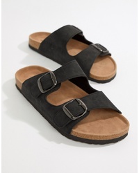 Dunlop Sandals In Black With