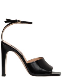 Sergio Rossi 105mm Brushed Leather Sandals