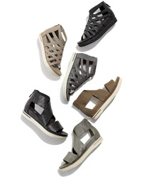 Eileen Fisher Sport Wide Strap Leather Sandal
