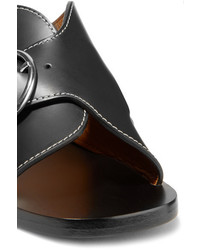Acne Studios Vikki Buckled Leather Sandals Black