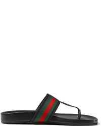 Gucci Web Strap Sandal Black