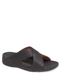 FitFlop Xosa Leather Slide Sandal