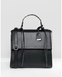 Glamorous Black Grab Handle Bag