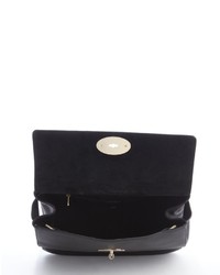Mulberry Black Silky Calf Leather Suffolk Satchel