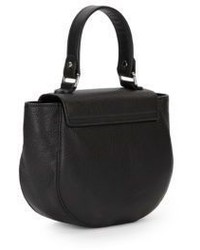 Claire Pebbled Leather Crossbody Satchel