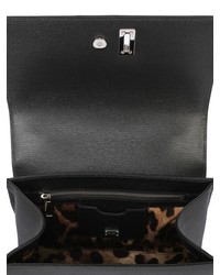 Dolce & Gabbana Monica Embossed Leather Top Handle Bag