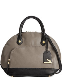 Emma Fox Classics Leather Small Dome Satchel