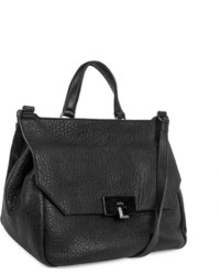 Kooba Gable Leather Satchel Bag Black